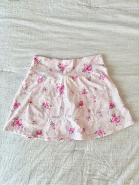 AS Revival Altard state Pink Floral Athletic Active Skort Skirt